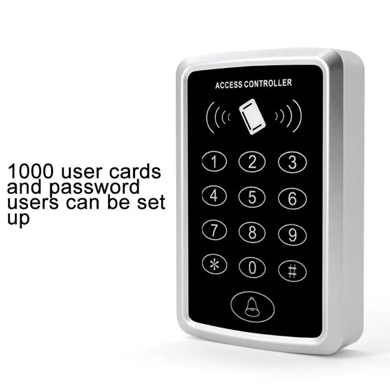 "RFID Door Access Control System with Keypad and 1000-User Support"