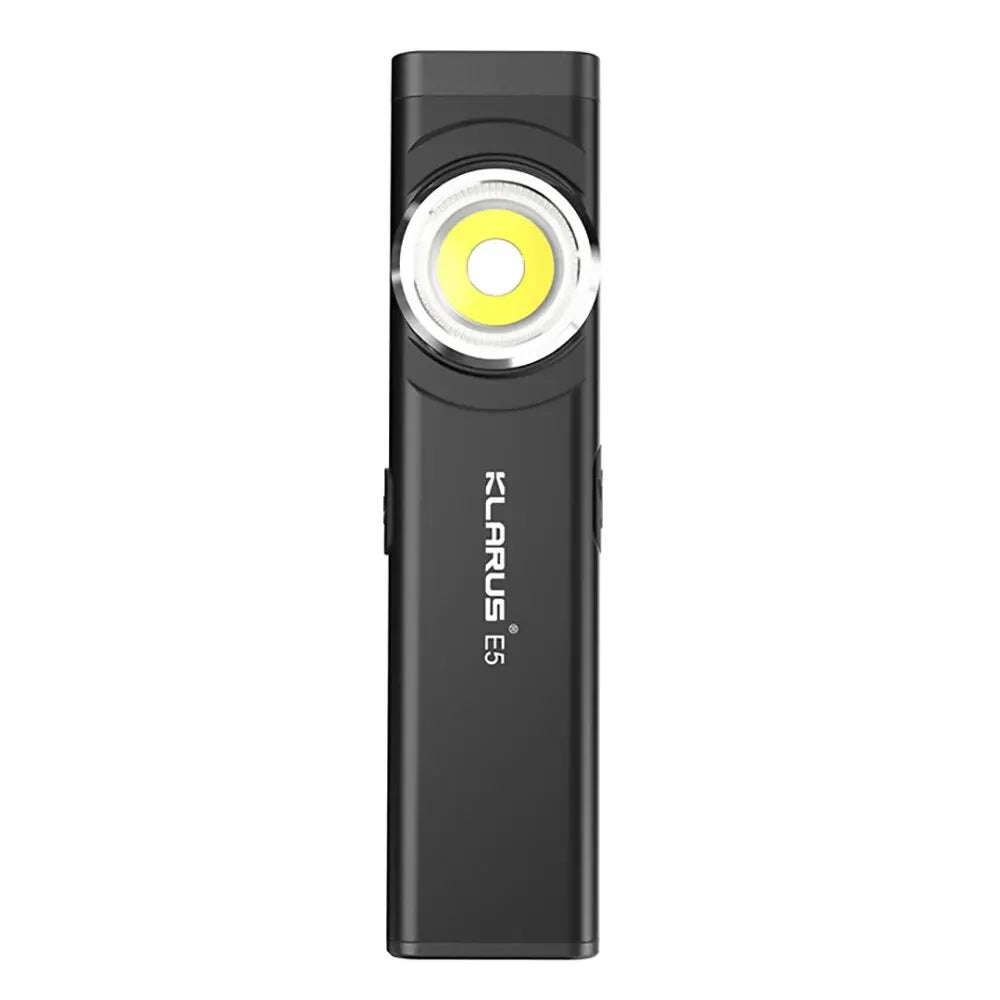 KLARUS E5 Compact LED Flashlight - Rechargeable, Waterproof, with Multiple Light Modes