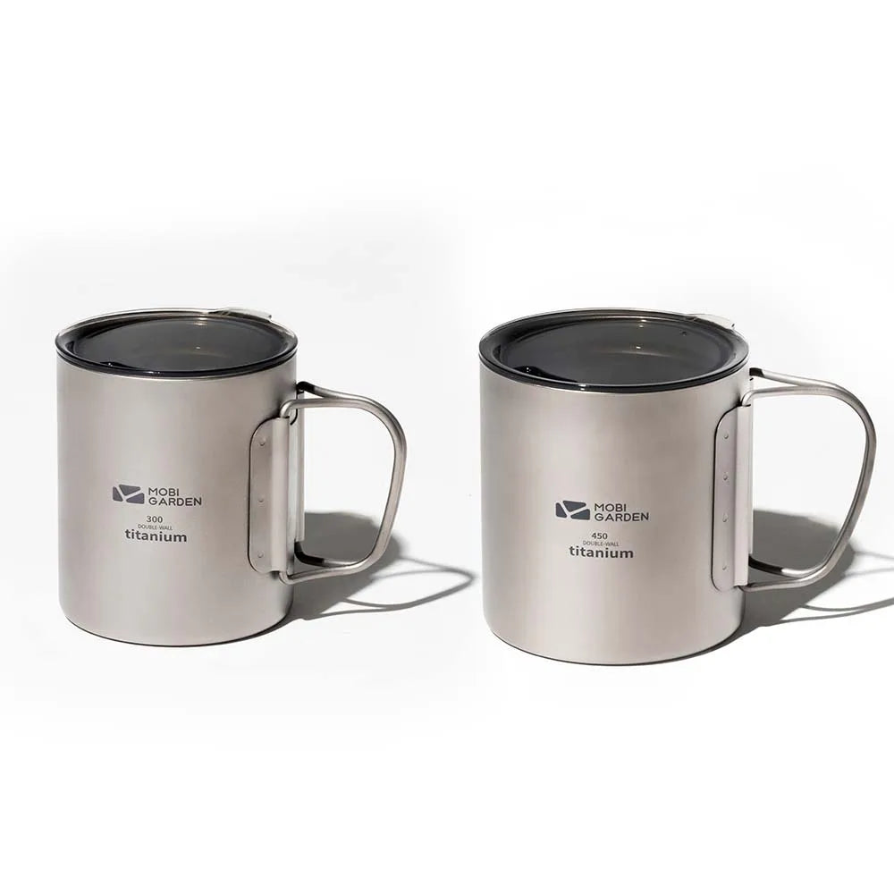 MOBI GARDEN 300ml Titanium Camping Cup