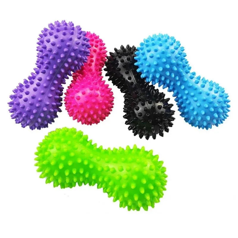 Peanut Massage Ball – Colorful PVC Spiky Massage Ball for Muscle Pain, Stress Relief, and Foot Massage