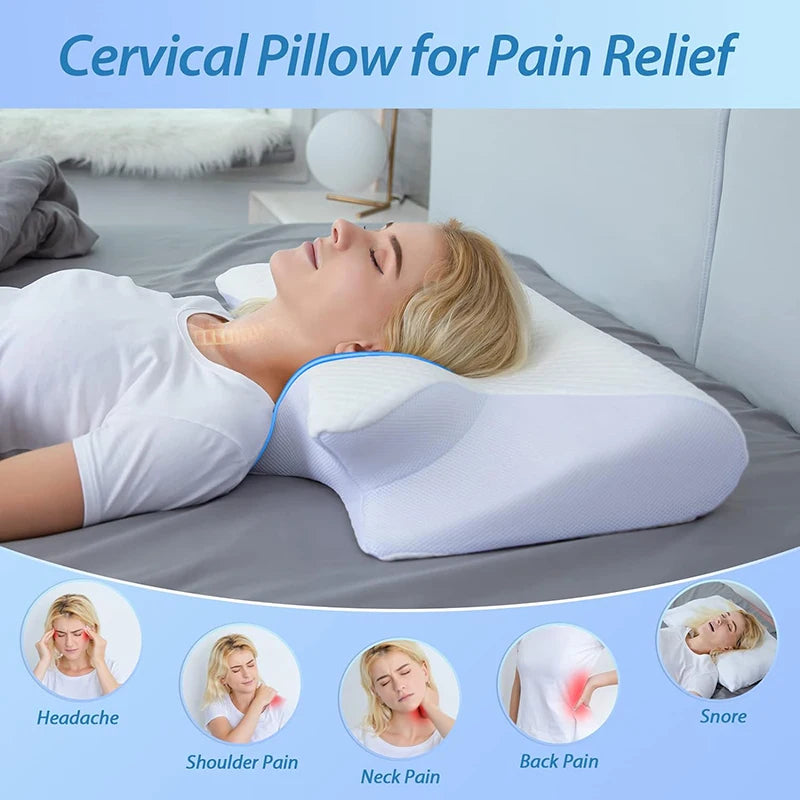 Orthopedic Memory Foam Sleep Pillow
