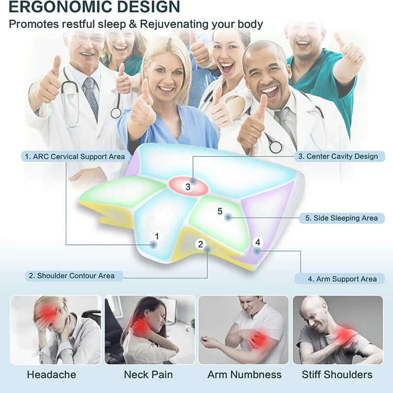 Orthopedic Memory Foam Sleep Pillow