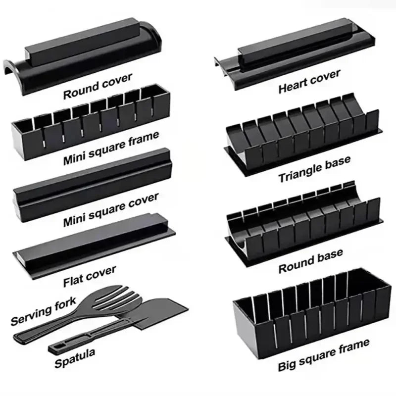 Sushi Making Kit - Multifunctional Mold for Rice Balls, Rolls, and Cakes