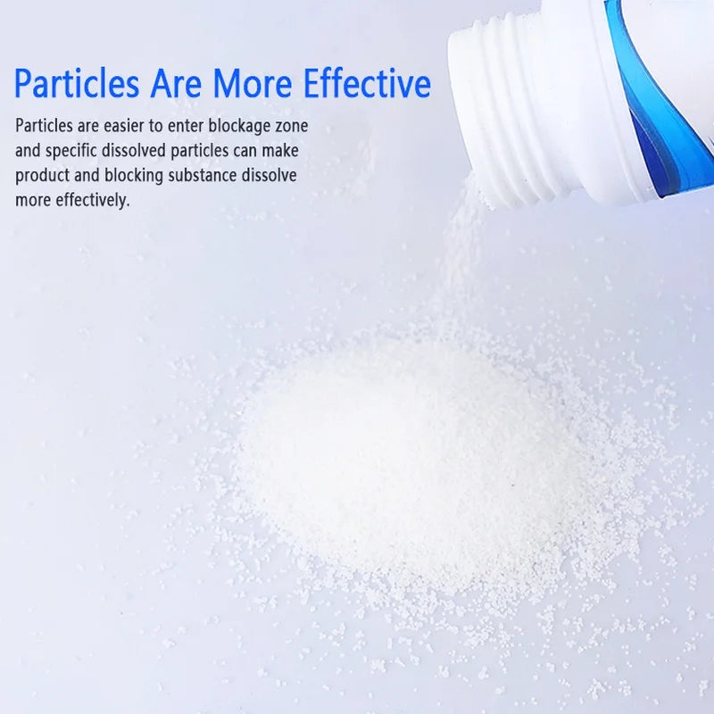 Powerful Sink Drain and Toilet Cleaner – Deodorizing Dredging Agent for Clogging, Sewer Dredging, and Pipe Unclogging in Kitchen and Bathroom