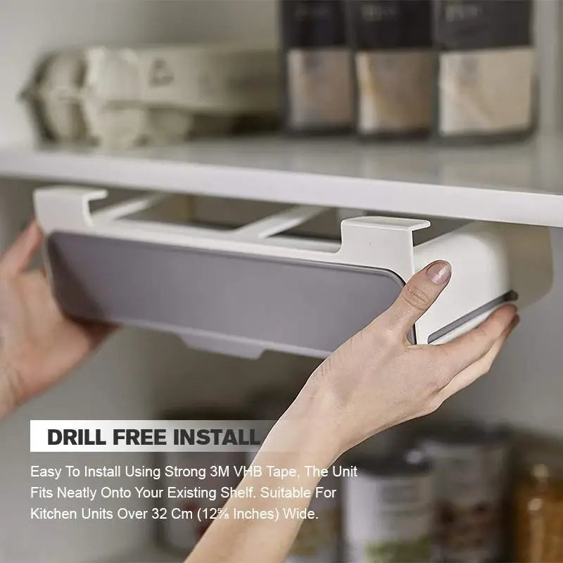 Self-Adhesive Wall-Mounted Spice Rack Organizer