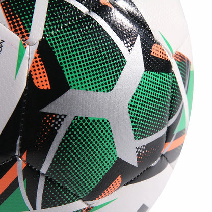 "KELME Professional TPU Football – Training & Match Soccer Ball | Size 3/4/5 | Red & Green"