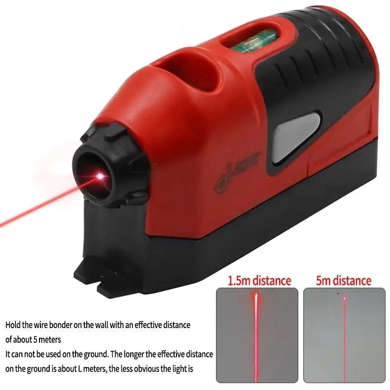 Mini Laser Level Tool – Precision Vertical & Horizontal Spirit Level