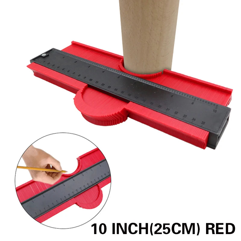 Profile Contour Gauge Measuring Tool for Woodworking, Tiling, and Construction