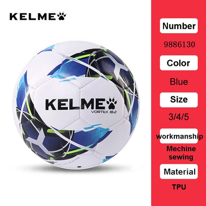 "KELME Professional TPU Football – Training & Match Soccer Ball | Size 3/4/5 | Red & Green"