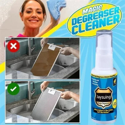 Kitchen Magic Degreaser Spray – Powerful Grease & Grime Remover for Stovetops, Ovens, and Surfaces