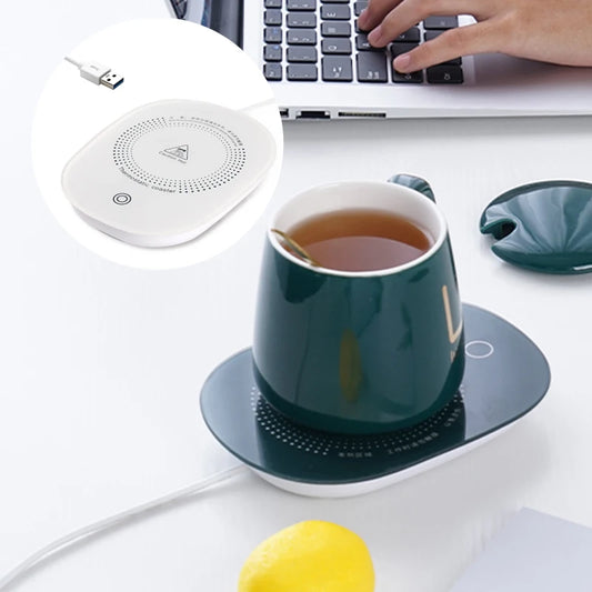 WarmMate: Electric Heated Coffee Mug Coaster with Smart Thermostat