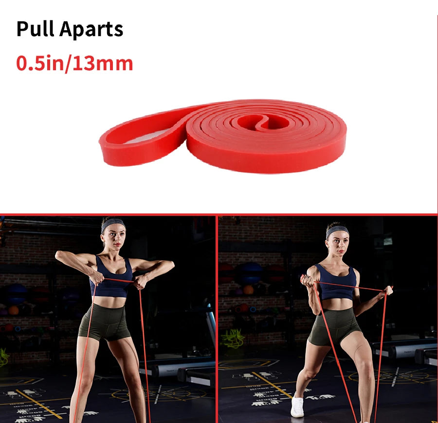 "Heavy Duty Latex Resistance Band for Strength Training, Pull-Up Assistance & Pilates – Premium Exercise Band"