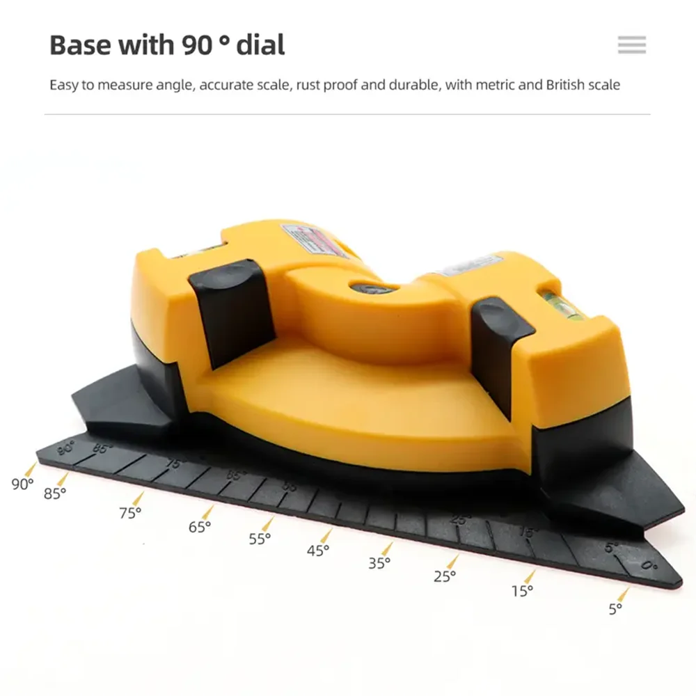 Infrared Laser Level for Accurate Vertical and Horizontal Line Alignment