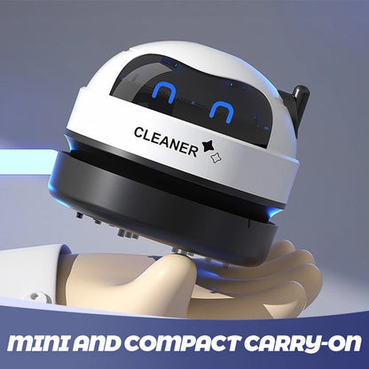Mini Desktop Vacuum Cleaner – Rechargeable Keyboard & Dust Cleaner with Automatic Dust Extraction