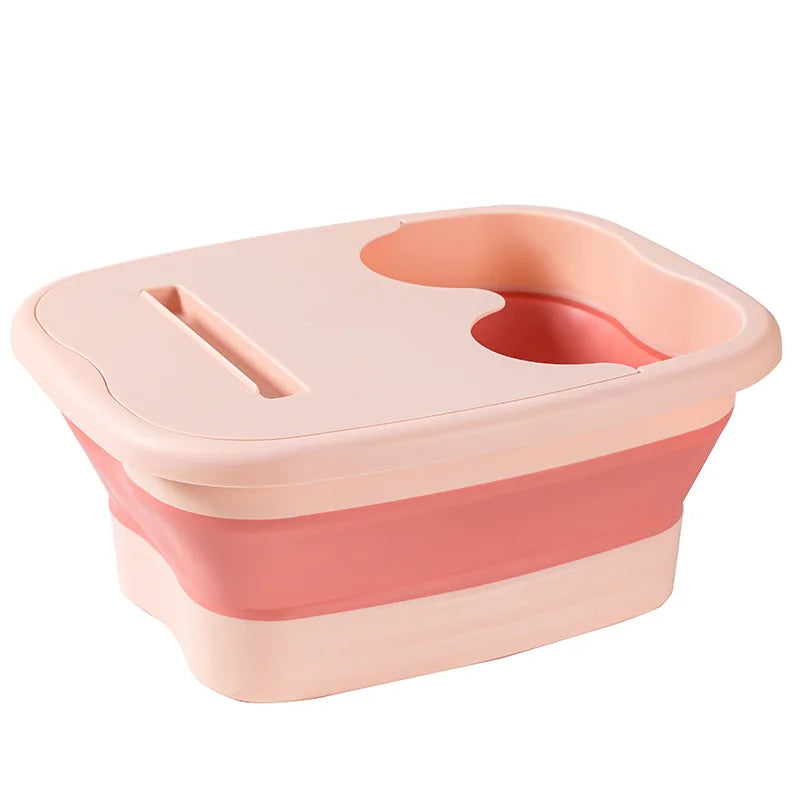 "Foldable Footbath Massage Bucket – Collapsible Foot Soaking Basin for Spa & Pedicure"