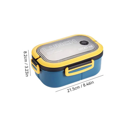 LunchPro: Double Layer Microwaveable Student & Office Lunch Box