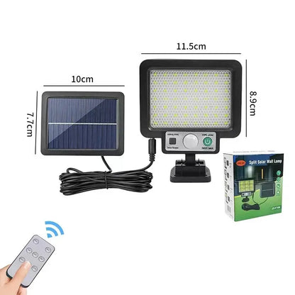 LED Solar Split Wall Lamp 3 Mode Waterproof Motion Sensor Lamps