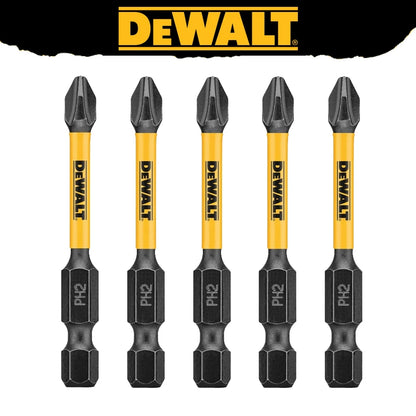 DEWALT 4-Piece Drill Bit and Extension Set with Magnetic Ring Sleeve (PH2/SL8, 57mm, 89mm)