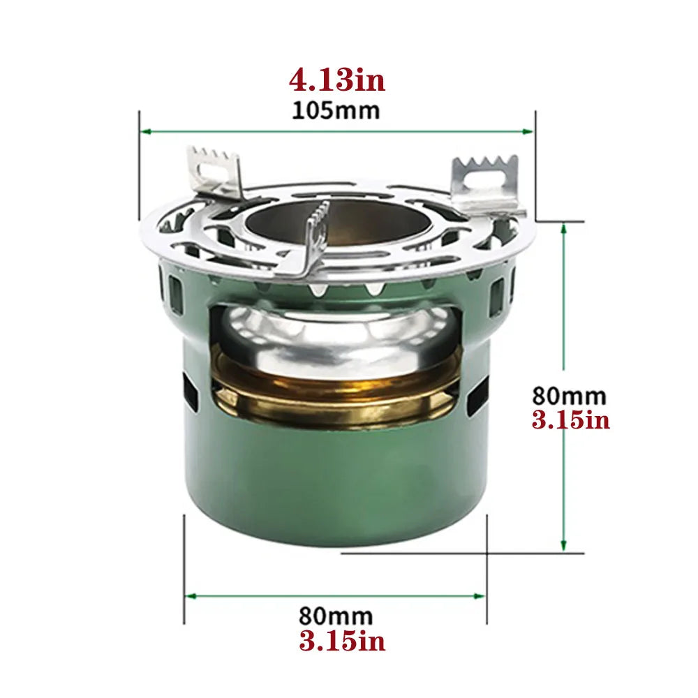 "Portable Mini Alcohol Stove for Camping and Outdoor Cooking"