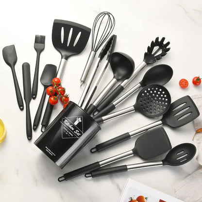 Food Grade Silicone Kitchen Cookware Utensils Turner