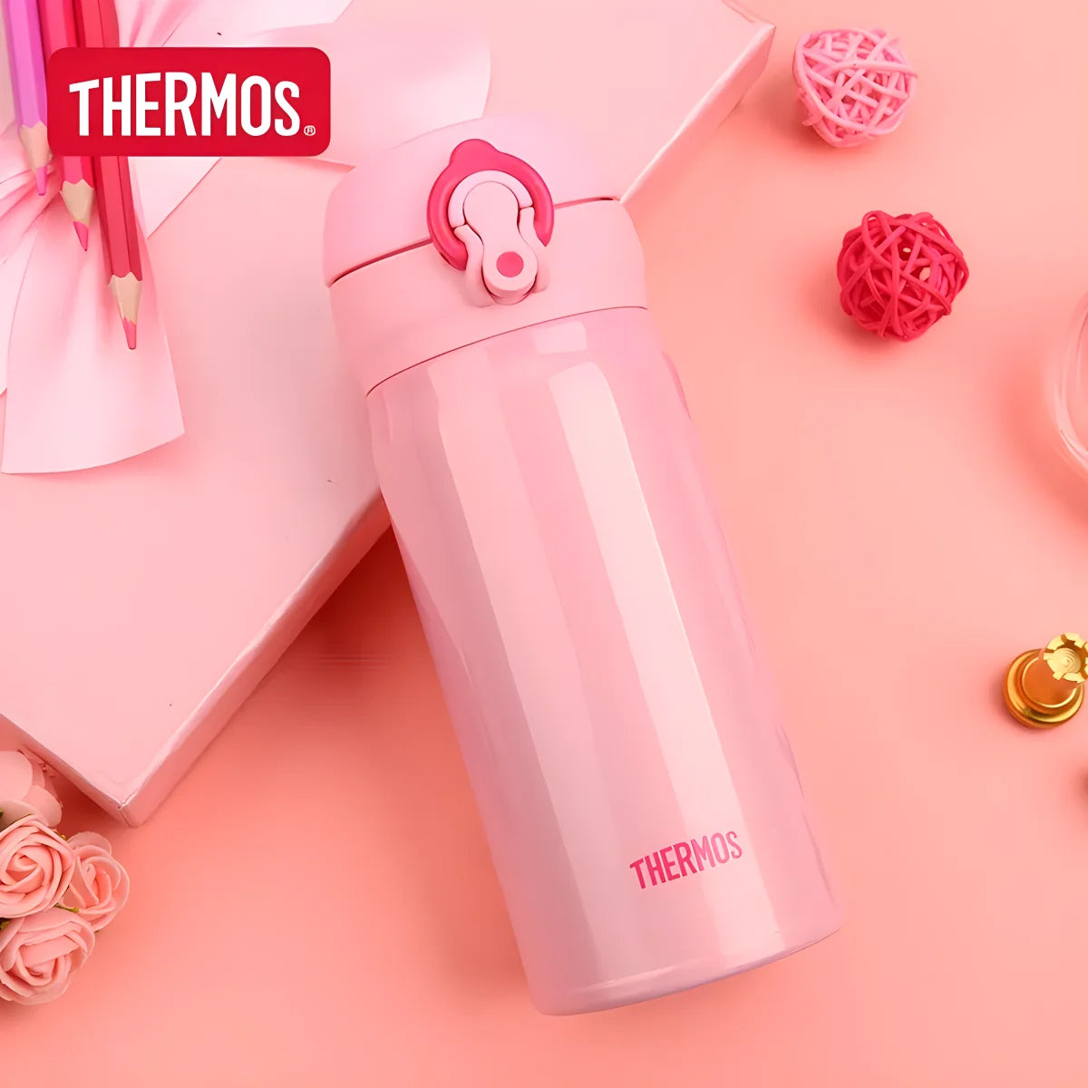 THERMOS insulated cup, vacuum flasks 350ml-500ml termos stainless steel car water bottle