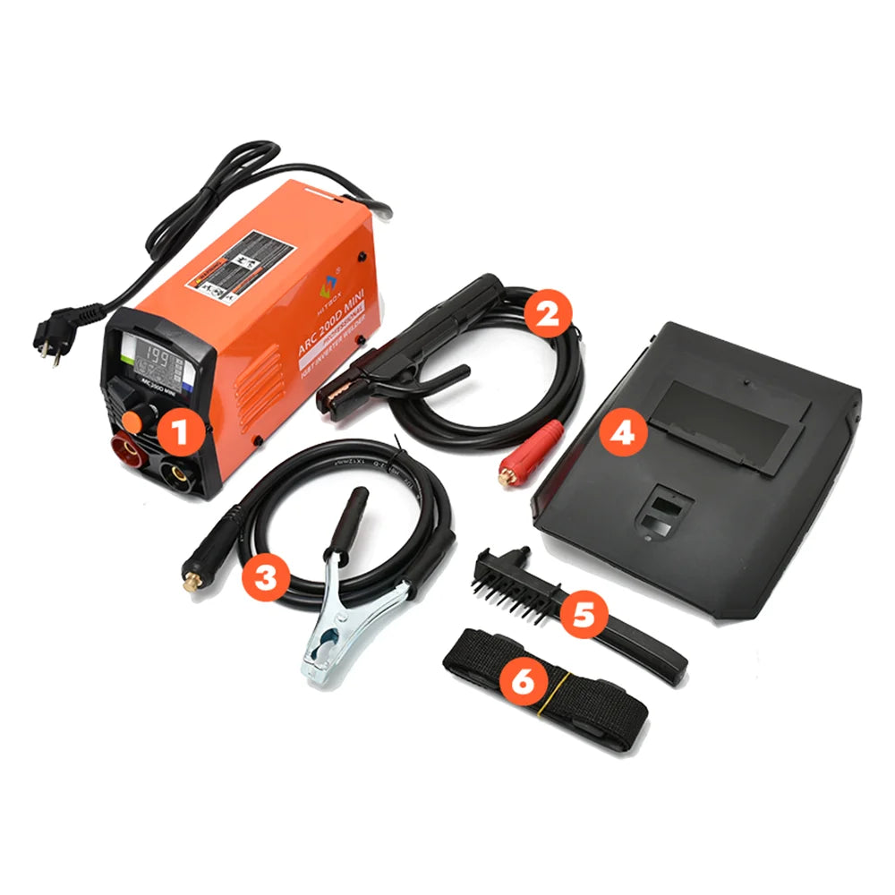 HITBOX ARC200D: 2-in-1 Portable Welding Machine (ARC/MMA & LIFT TIG) – Compact, Powerful, and Reliable