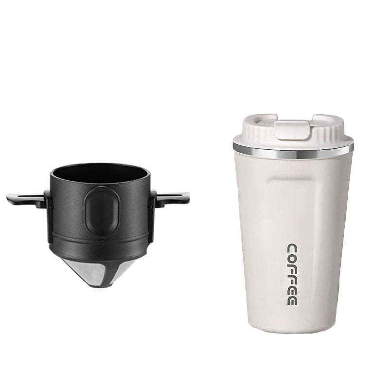 Portable 304 Stainless Steel Coffee Filter & Tea Dripper – Reusable Mug Brewer for Perfect Flavor