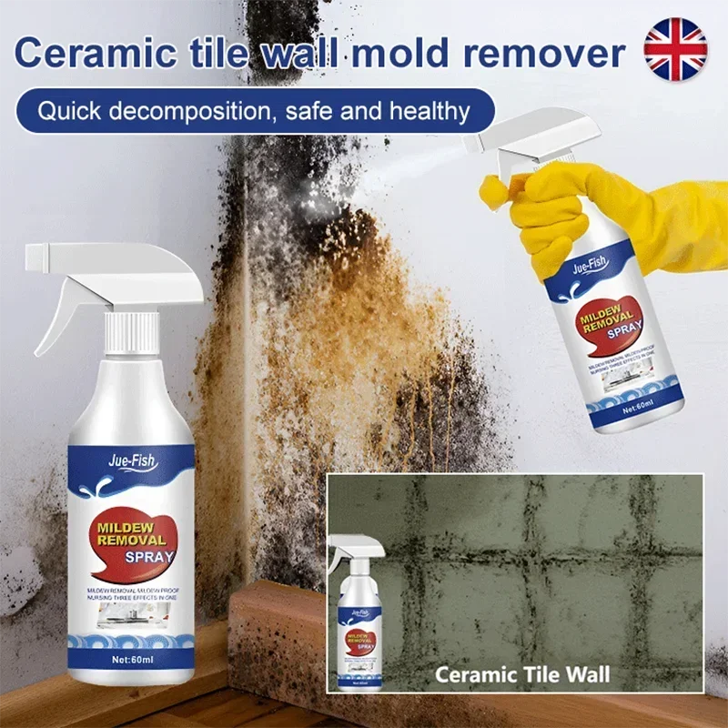 Wall Mildew Remover Spray – Powerful Mold and Stain Cleaner with Long-Lasting Protection