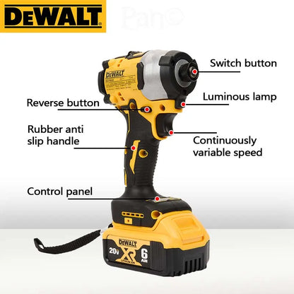 DeWalt DCD805 & DCF850 Brushless Impact Drill and Driver Combo Kit with Lithium-Ion Batteries