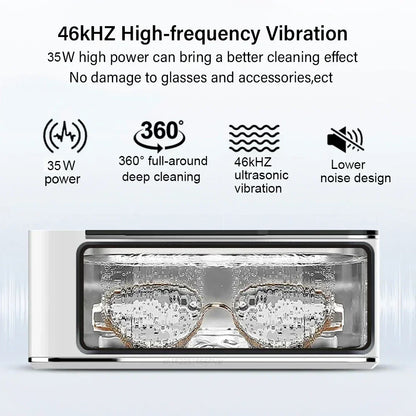 50W Ultrasonic Cleaner Ultrasonic Glasses Jewelry Cleaner 500ML Ultrasonic Cleaning Machine Ultrasound Washing Bath For Glasses