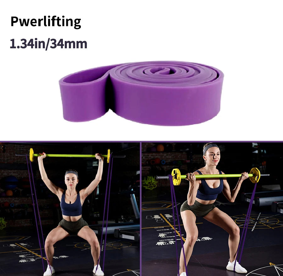 "Heavy Duty Latex Resistance Band for Strength Training, Pull-Up Assistance & Pilates – Premium Exercise Band"