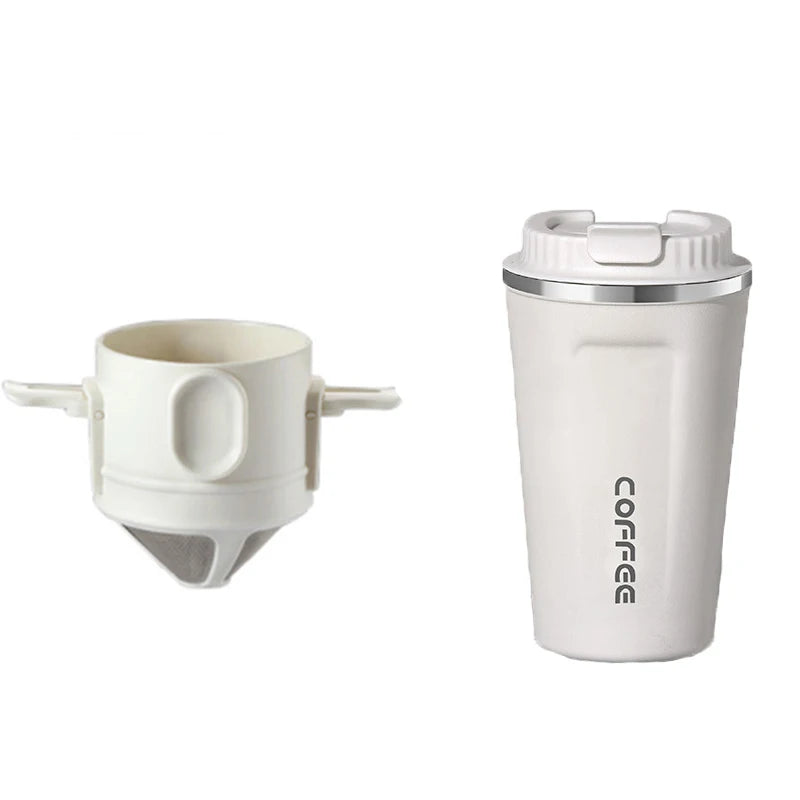 Portable 304 Stainless Steel Coffee Filter & Tea Dripper – Reusable Mug Brewer for Perfect Flavor