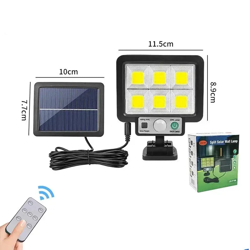 LED Solar Split Wall Lamp 3 Mode Waterproof Motion Sensor Lamps