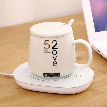 WarmMate: Electric Heated Coffee Mug Coaster with Smart Thermostat