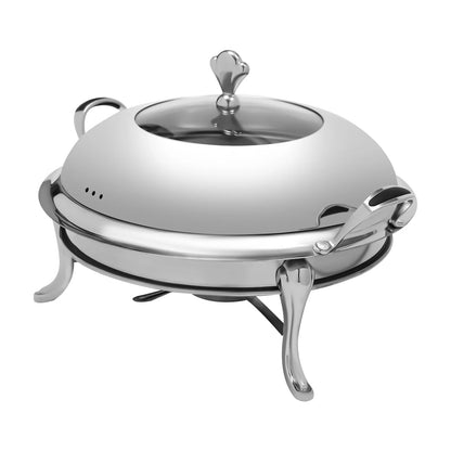 Elegant 26cm Stainless Steel Chafing Dish – Perfect for Buffets & Catering (2.5L)