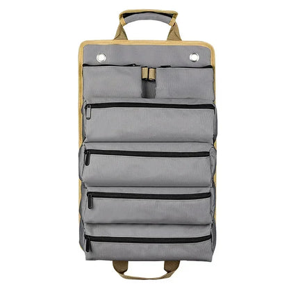 Professional Multi-Purpose Tool Bag with Roll-Up Design – Durable Multi-Pocket Organizer for Hardware and Small Tools