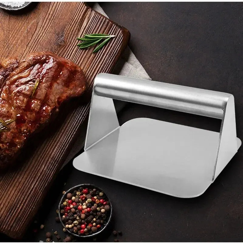 Stainless Steel Hamburger Press - Meat Pie Maker Kitchen Gadget