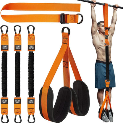 Pull-up Assistance Band: Elastic Trainer for Home Fitness & Strength Building