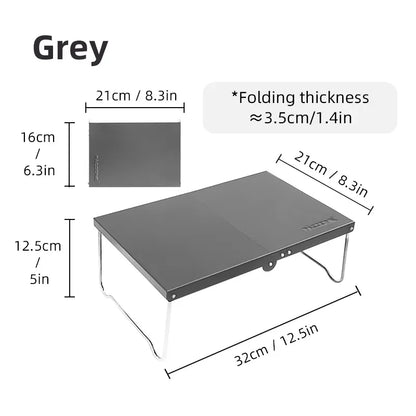 Portable Foldable Camping Table – Ultralight Mini Coffee Table for Outdoor Hiking & Picnic