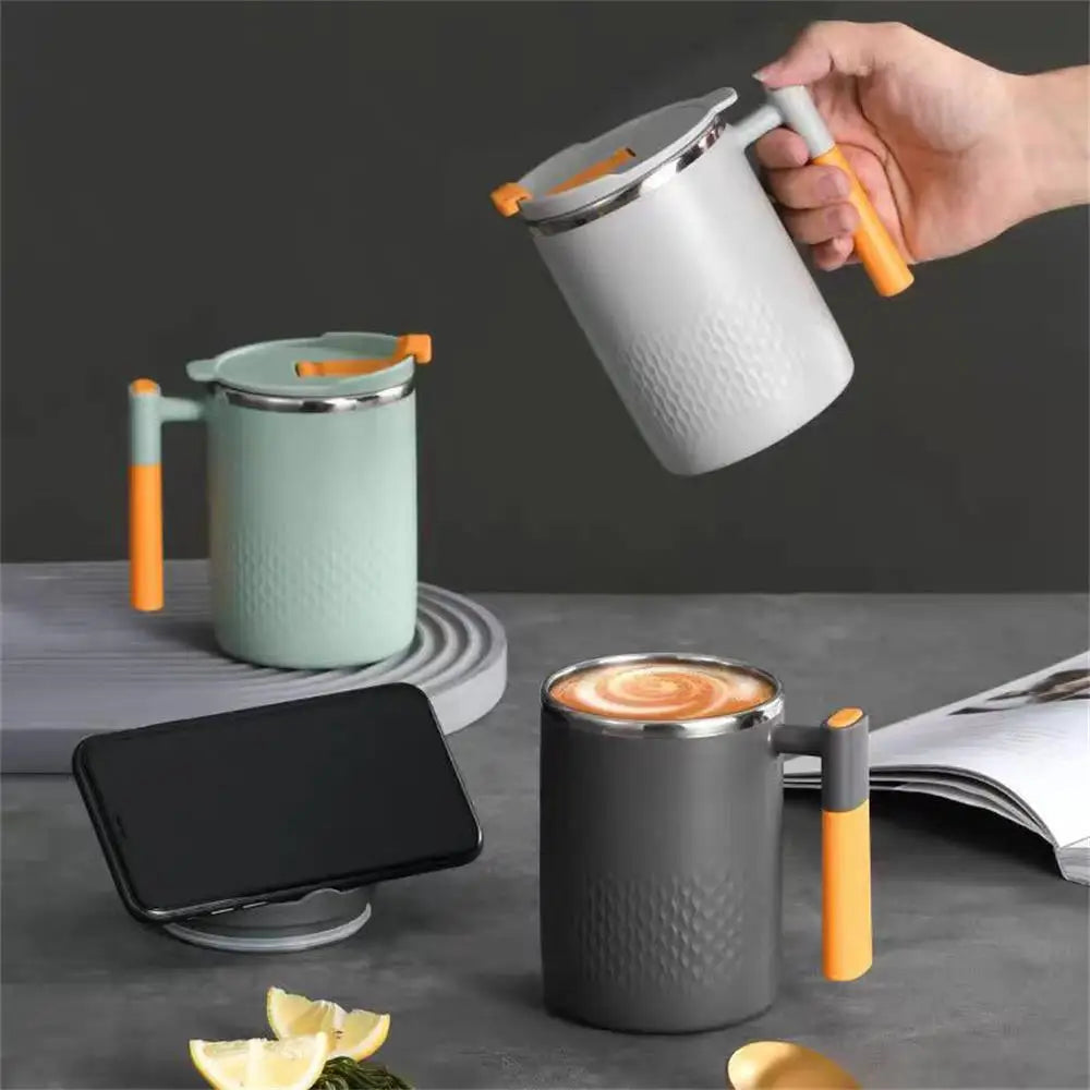 "Double Layer 304 Stainless Steel Mug – Leak-Proof Tea & Coffee Cup"