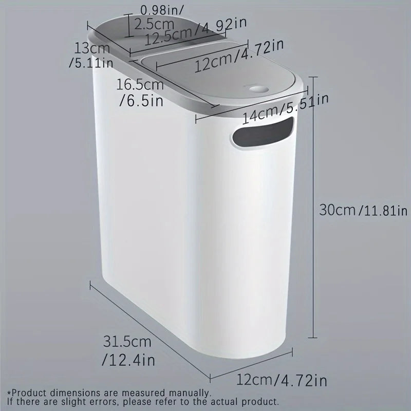 SilentSpace 10L Compact Garbage Bin