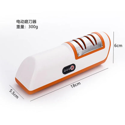 Electric Knife Sharpener – Multifunctional Automatic 4-Gear Professional Kitchen Knife Sharpener