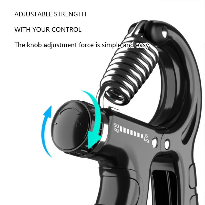 "PowerGrip Adjustable Hand Strengthener"