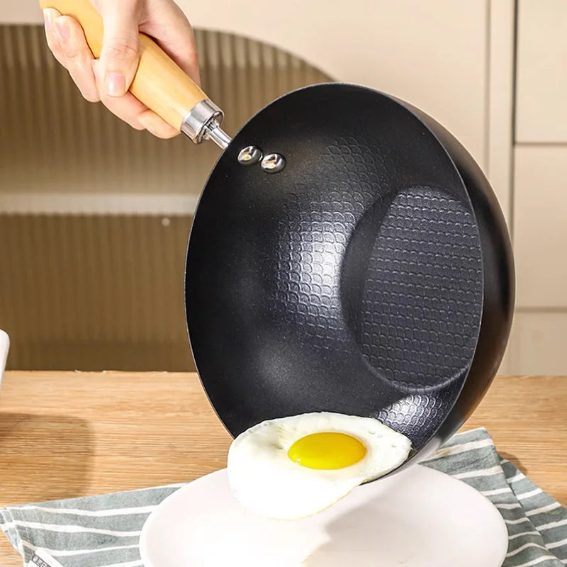 "Mini Non-Stick Iron Frying Pan – Compact Omelette, Frying, and Saucepan for Kitchen"