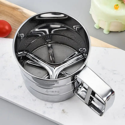 1pc Stainless Steel Flour Sifter for Baking