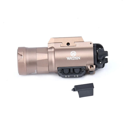 WADSN Tactical LED Weapon Light – Aluminum Rail-Mounted Flashlight for 20mm Picatinny (Surefire X300/X300U Compatible)