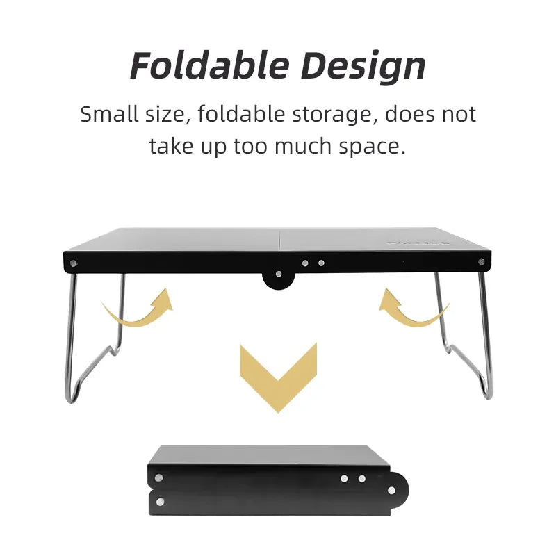 Portable Foldable Camping Table – Ultralight Mini Coffee Table for Outdoor Hiking & Picnic