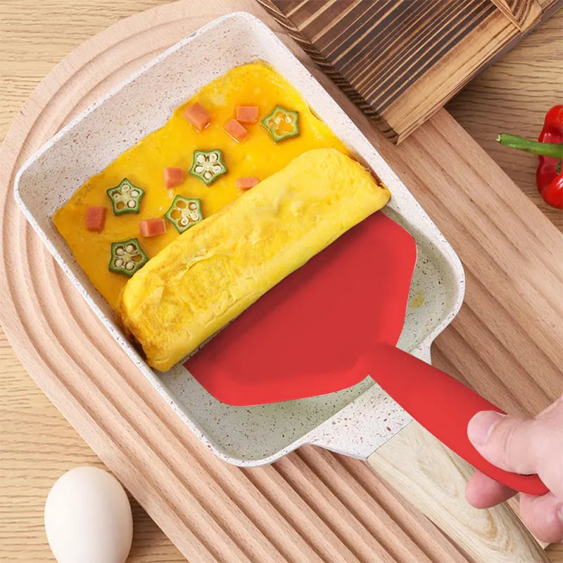 "Rectangular Nonstick Tamagoyaki Pan for Japanese Omelets"