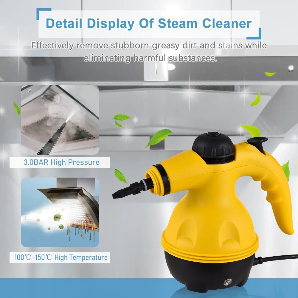 Hand-held High Temperature Steam Cleaner for Kitchen Range Hood Cleaning Home Bathroom