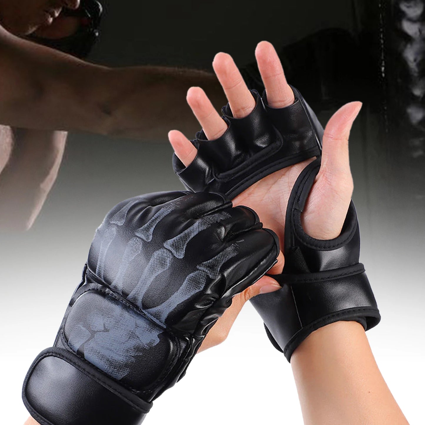 "Kick MMA Boxing Gloves – PU Training Gloves for Men, Women & Kids | Muay Thai, Karate, MMA, and Boxing Equipment"